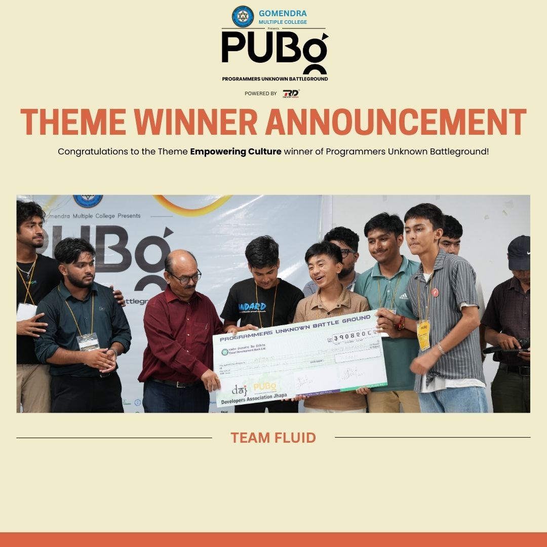 Team Fluid – Theme Winner – Empowering Culture